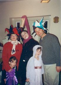 My family and me during Halloween 